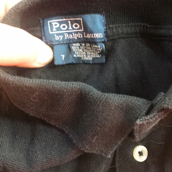 Black and grey boys polos size small 7 - Picture 3 of 5